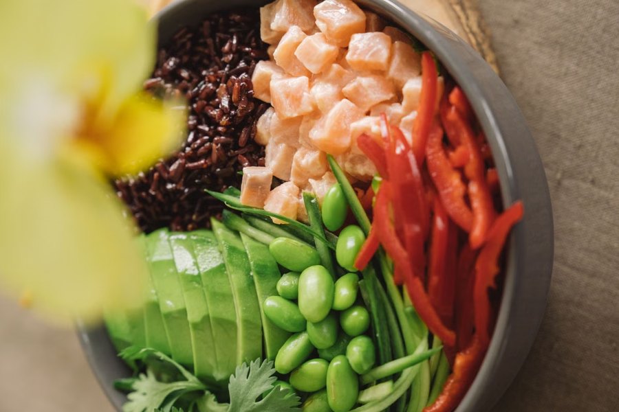 Bowl de salmón