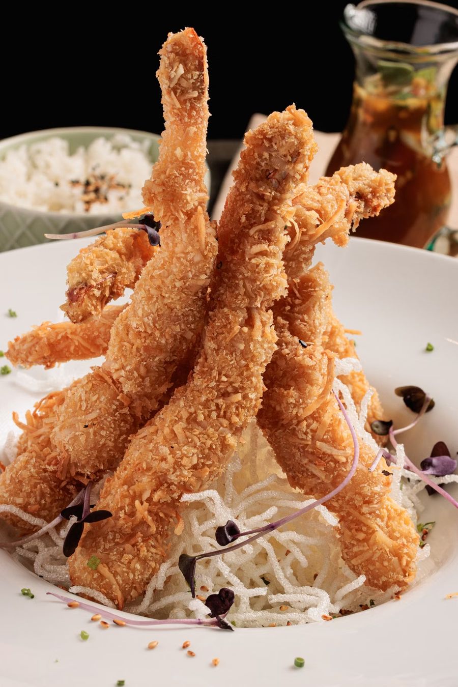 Camarones apanados